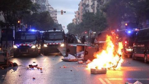 Силовики затримали 10 осіб у ході протестів у Барселоні