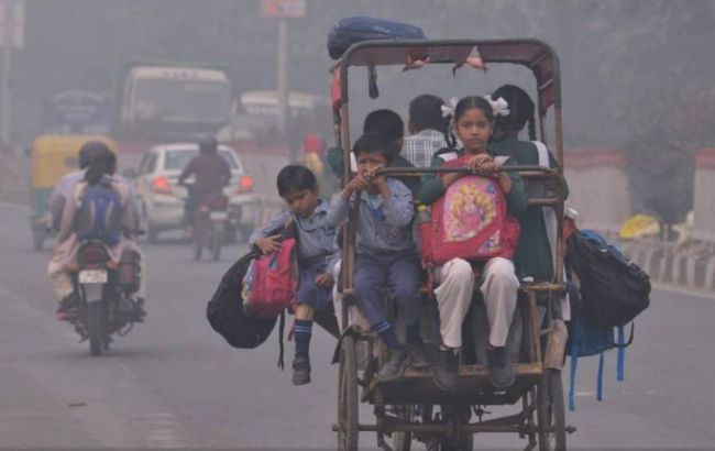 У столиці Індії закрили всі школи через забруднення повітря