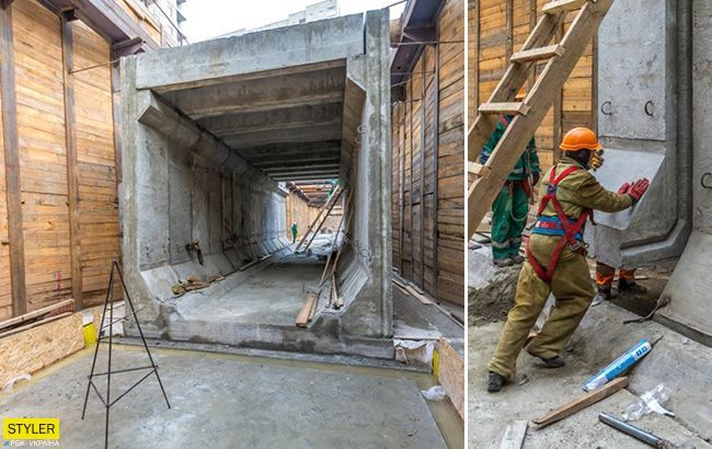 Новое метро в Киеве: появились фото будущей станции "Мостицкая"