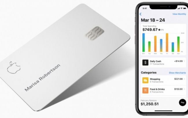 Власники Apple Card зможуть купити iPhone в розстрочку без відсотків