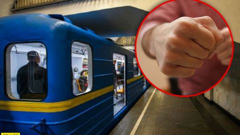 ЧП в метро Киева: пассажиры устроили самосуд над грабителем (видео)