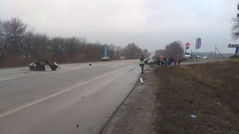В Харьковской области в ДТП пострадали трое полицейских