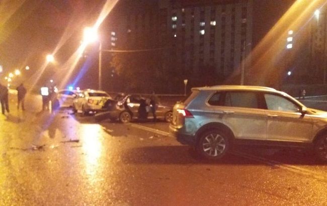 У Харкові в ДТП постраждали двоє поліцейських і підліток