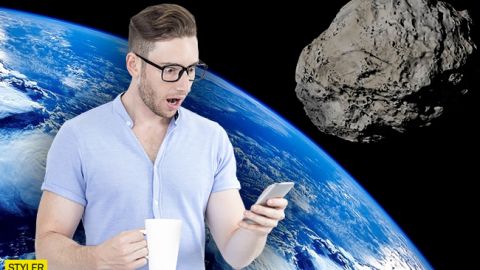 Полет гигантского астероида возле Земли показывают онлайн: яркое видео