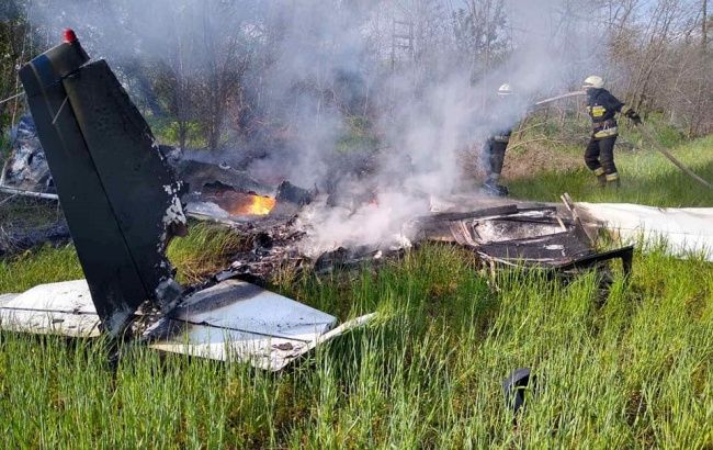 В Днепропетровской области разбился одномоторный самолет