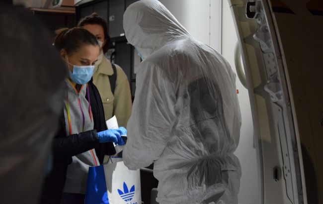 За добу в Україну прибули 184 особи рейсами з трьох країн