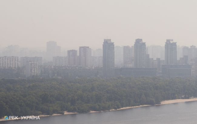 В Киеве фиксируют загрязнение воздуха