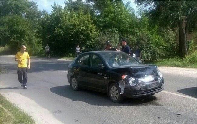 Во Львове пьяный водитель сбил полицейского и скрылся с места ДТП