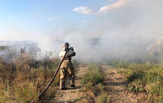 В Днепропетровской области за сутки возникло 68 пожаров на открытых территориях