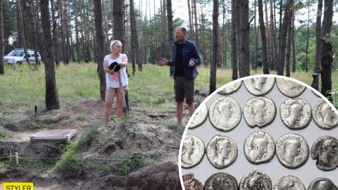 Під Житомиром археологи виявили скарб римських монет