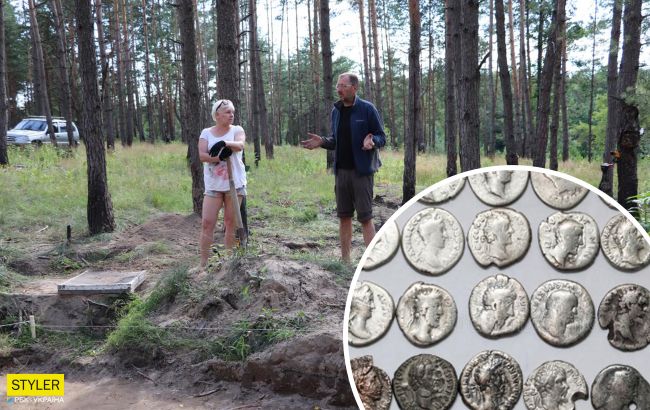 Под Житомиром археологи обнаружили клад древнеримских монет