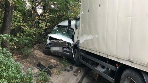 В Днепре произошло ДТП с маршруткой, 9 пострадавших