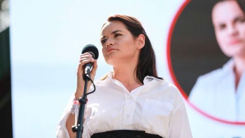 Пограничники Беларуси обнародовали видео въезда Тихановской в Литву