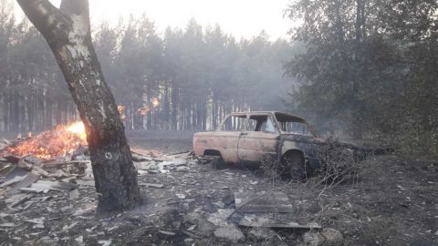 Названо орієнтовний збиток від пожеж у Харківській області