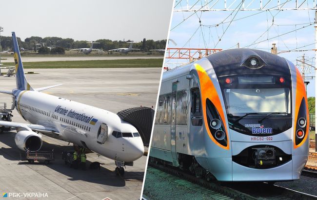 Перелеты по Украине дешевле "Интерсити": сравниваем цены на авиа и поезда