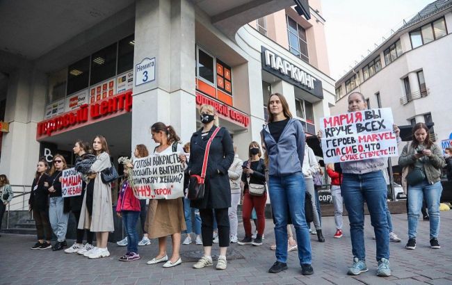 У Мінську проходить акція на підтримку Колесникової, затримують учасників