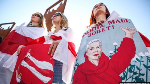 У Києві підтримали маршем жінок Білорусі