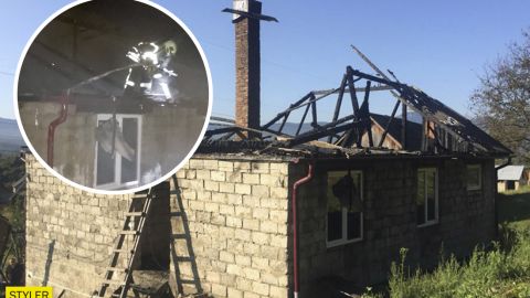 Поки батьки були закордоном: під Ужгородом дитина врятувалася з палаючого будинку