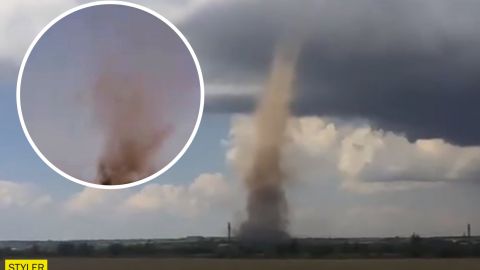 Огромный смерч под Одессой напугал людей: эпичное видео