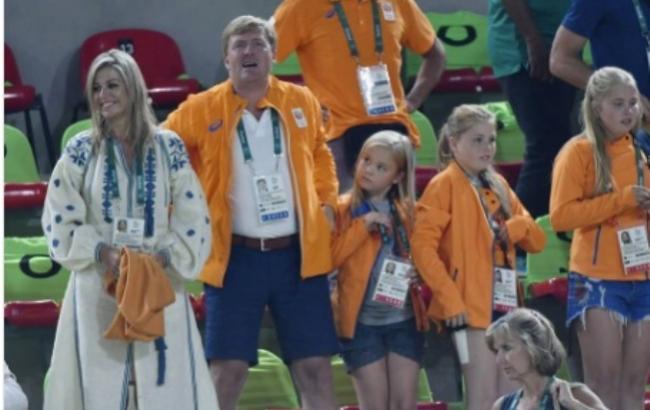 Королева Нідерландів прийшла на Олімпіаду 2016 у сукні-вишиванці