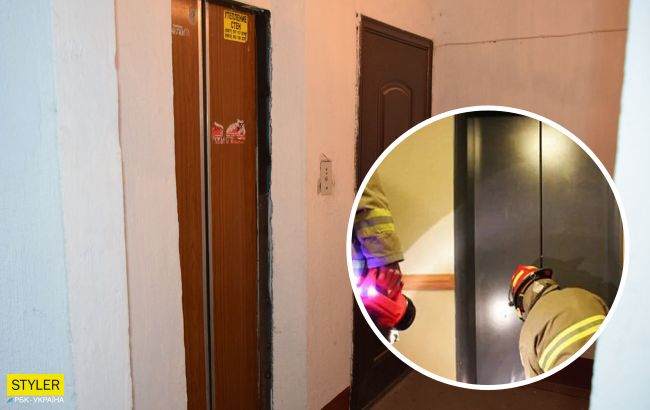 Как в фильме ужасов: в Киеве оборвался лифт с человеком внутри