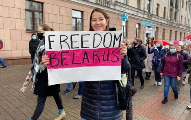 Число задержанных на "женском" марше в Минске возросло