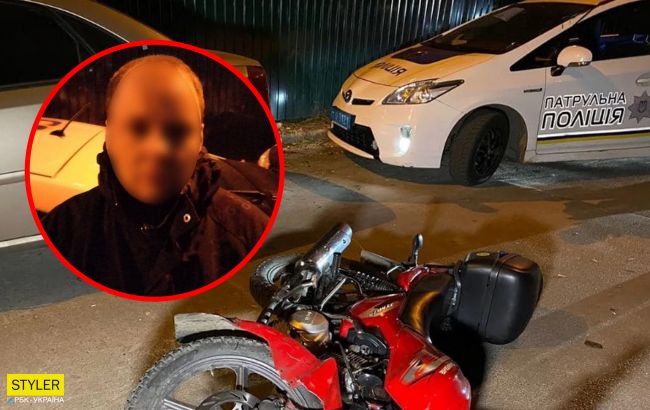У Києві мотоцикліст вирвав у жінки сумку і отримав за це миттєву розплату