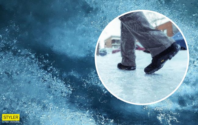 В Україні ожеледь: як правильно ходити по вулицях і залишитися в живих