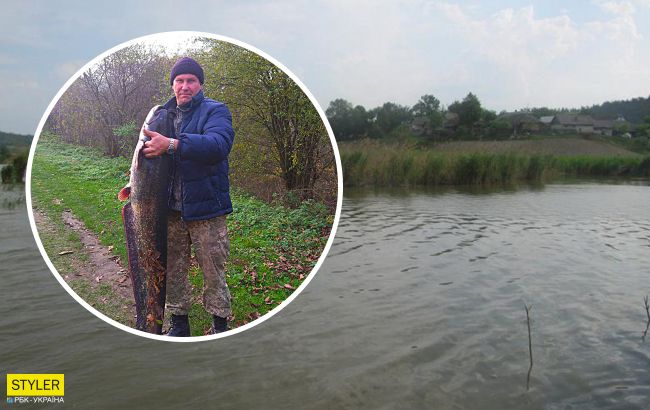 Украинский рыбак поймал рыбу ростом с человека: и это не шутка (фото)
