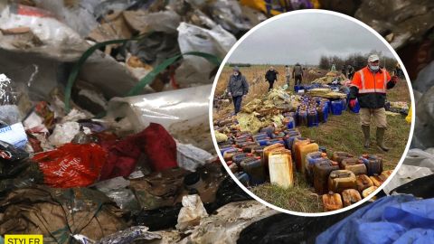 Під Києвом річку закидали каністрами з хімікатами: фото і відео еко-катастрофи