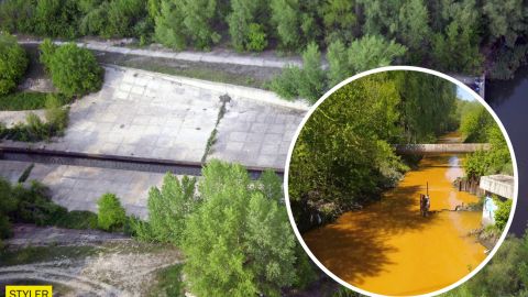 В Киеве река Лыбедь стала, как в деревне Индии: шокирующее фото