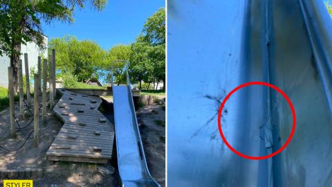 В Ровно ребенок лишился пальца после катания на горке: "сколько же можно терпеть?"