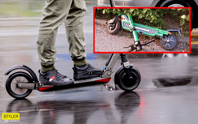 В Украине начали массово уничтожать электросамокаты