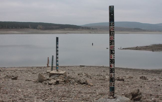У водосховищах Криму значно зменшилася кількість води