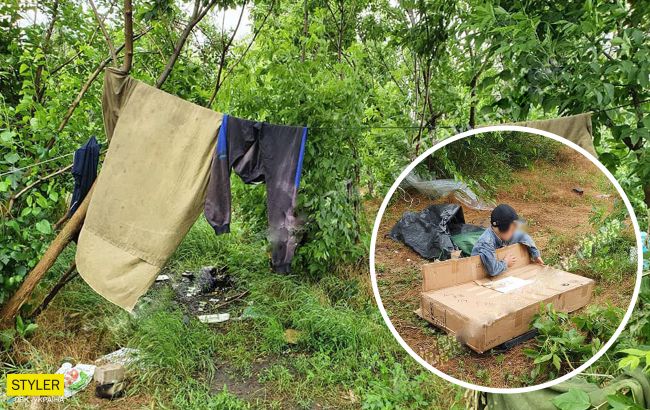 В Мелитополе нашли ребенка-Маугли: жил под открытым небом на улице