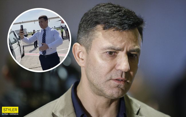 Тищенко сорвал вылет рейса самолета из Киева: снимал видео на взлетной полосе
