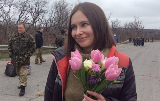 Освобождение Варфоломеевой из плена ЛНР: фото
