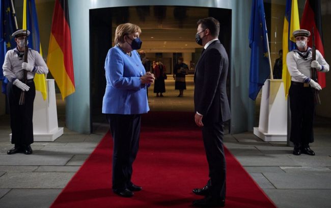 Завершилися перемовини Зеленського і Меркель: вони тривали понад чотири години