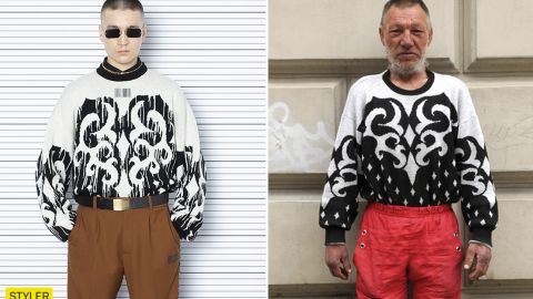 Французский бренд одежды украл образы у бездомного из Украины (фото)