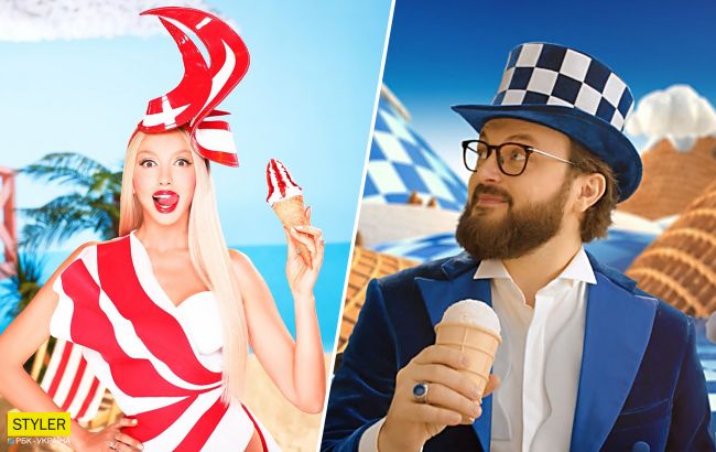 Стало відомо, скільки Полякова і Dzidzio заробляють на рекламі морозива