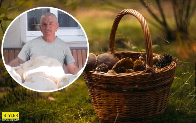 На Вінниччині чоловік знайшов гриби-гіганти: вага кожного - 3 кг