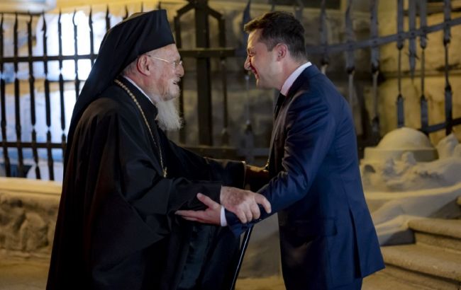 Зеленский назвал знаковым событием визит Варфоломея в Украину