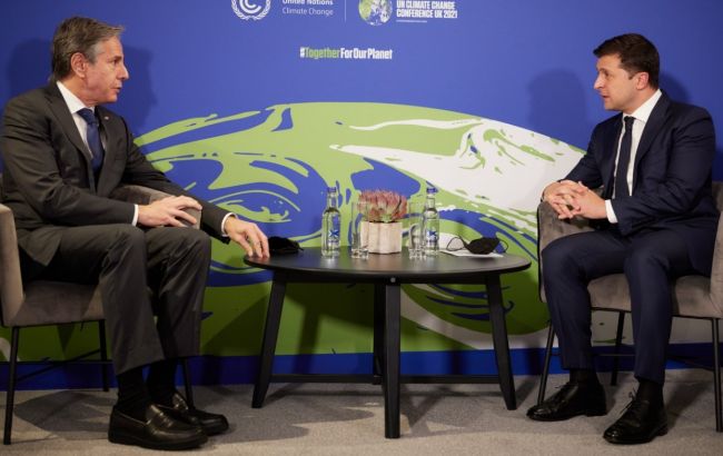 Зеленський і держсекретар США обговорили загострення ситуації на Донбасі