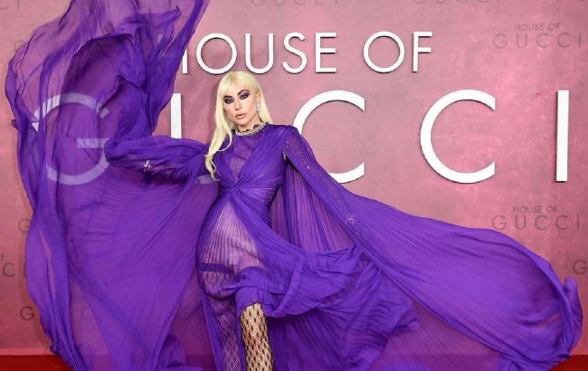 Леді Гага в прозорому шифоні, Сальма Хайек в золоті з голови до ніг: як пройшла прем'єра "Будинок Gucci" в Лондоні