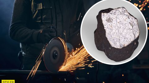 Мужчина нашел в парке камень, который не берет ни сверло, ни кислота: он оказался дороже золота