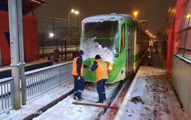 У Києві стався збій в роботі швидкісного трамвая
