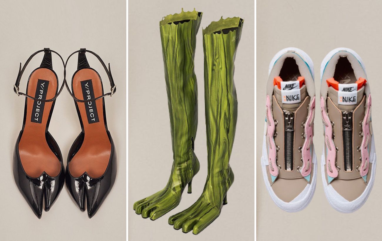 Уродливая обувь в тренде - туфли-копытца, маранты, мунбуты и другиетрендовые модели 2022, фото