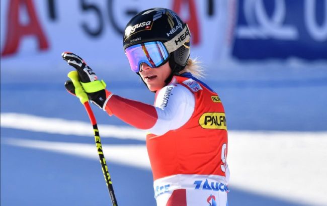 Олімпіада-2022: гірськолижниця зі Швейцарії взяла "золото" в супергіганті