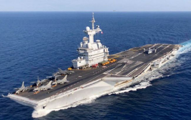 Франція задіє авіаносець для контролю за повітряним простором біля України