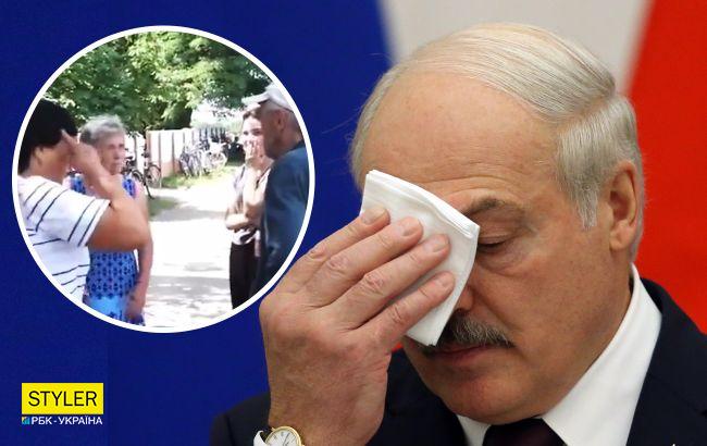 "Ти нас ганьбиш, ідіот такий": у Чернігівській області жінки поставили на місце прихильника Лукашенка